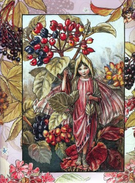 the wayfaring tree fairy Fantasy Oil Paintings